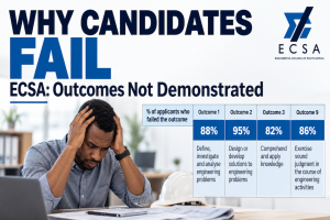 FAIL – Outcomes not Demonstrated by Candidates.